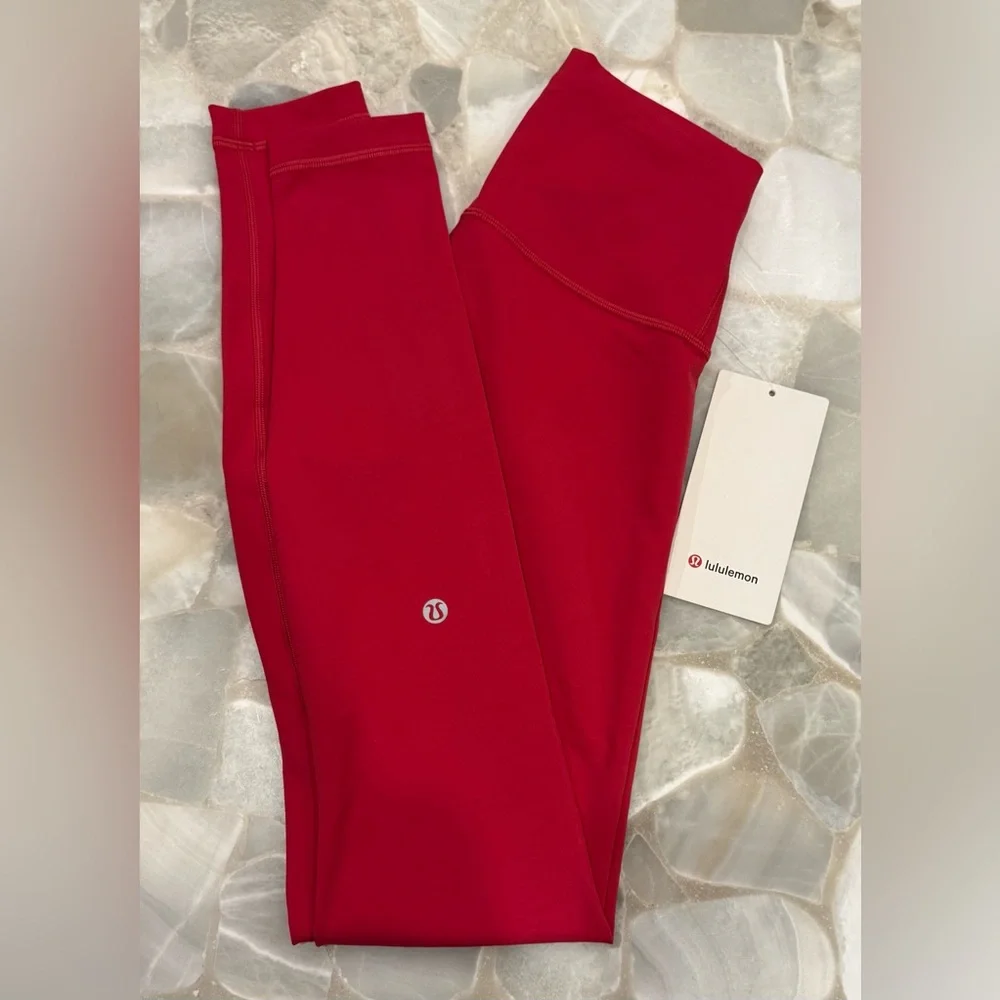 Lululemon Athletica NWT Pink Dragonfruit Wunder Train HR 28” Leggings - Picture 4 of 7